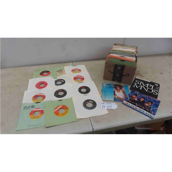 100+ 45 RPM Records: Jennifer Rush, Bonnie Tyler, Village People, Neil