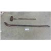 Image 1 : Railway Spike Puller, Sledge Hammer 
