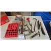 Image 1 : O Rings , 1/4'' Drive Ratchet , Sockets , C Clamp , Wire Brush , Level , 