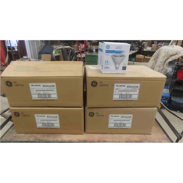 New 4 Cases (Total of 24) LED Dimmable Flood Lights 