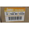 Image 2 : New 2 Cases  (Total of 24) Trac-Master Light Fixtures White - Fit Into 