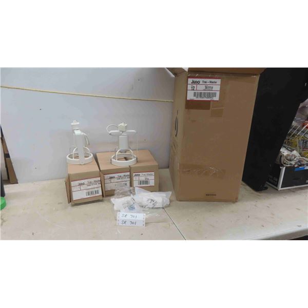 15 New Trac-Master Light Fixtures, 3 New Fittings