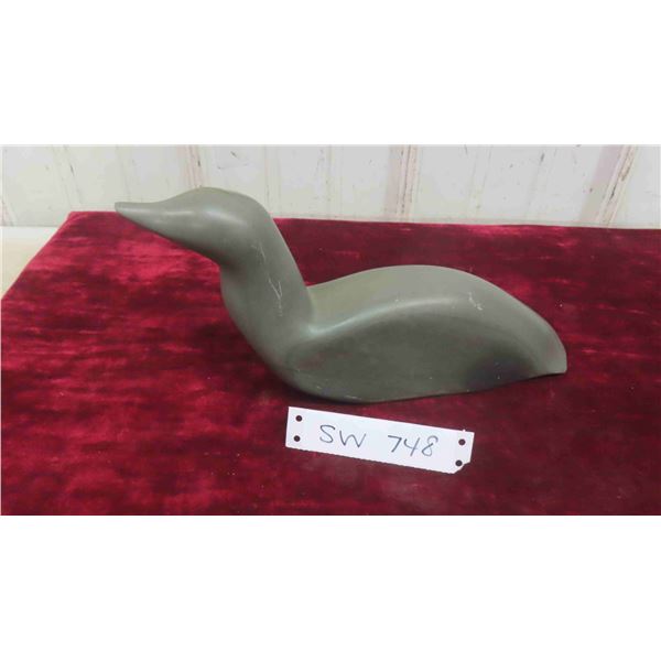 Soapstone/Soapstone-Like Sculpture 11 1/2'' x 2 1/2'' x 6'' H 