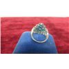 Image 2 : New Opal + Spinel Sterling Silver Ring Size 6 3/4 Total Weight 4.4 Grams 