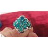 Image 8 : New Opal + Spinel Sterling Silver Ring Size 6 3/4 Total Weight 4.4 Grams 