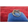 Image 2 : New Rhodite Garnet Dolphin Sterling Silver Ring Size 7 3/4 Total Weight