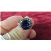 Image 8 : New Ladies Saphire 10kt Ring Size 6 1/2 Total Weight 3.69 Grams