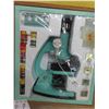 Image 2 : Tasco Microscope Set in Wood Case 