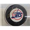 Image 2 : Teemu Selanne NHL Official Puck with Autograph and Card 1991-92