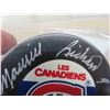 Image 2 : Montreal Canadiens Official Puck with Autograph Maurice Richard 
