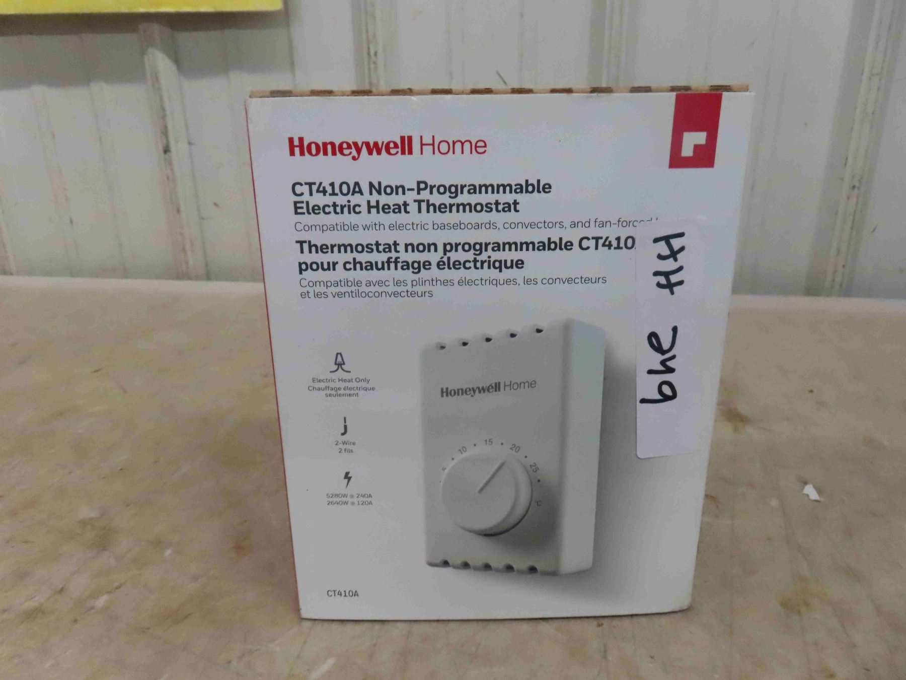 Honeywellhome White Manual Line Voltage Baseboard Thermostat Ct410a1001 E1 | UAE Honeywellhome White Manual Line Voltage Baseboard Thermostat Ct410a1001 E1 | UAE