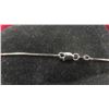 Image 2 : 10kt White Gold 18'' Chain Total Weight 1.7 Grams