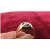 Image 8 : 14kt Gold and Diamond Size 9 Ring Total Weight 5.2 Grams
