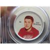 Image 2 : 1960 Shiriff Coins #44 Alex Delvecchio PSA 9 