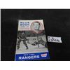 Image 1 : 1959-60 New York Rangers Blue Book Media Guide Bill Gadsby on Cover 