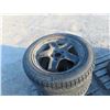 Image 2 : 4 Michelin 225/50R17 Tires with Steel GM Rims 