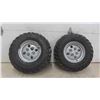 Image 1 : 2 Goodyear Artic Cat Quad Tires with Rims 