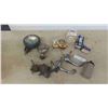 Image 1 : Vintage Auto Headlight, Vhrome Door Handles, Coil, Fuel Pump? & 
