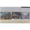 Image 1 : 3 Framed Coca Cola Pictures 20'' x 16'' (1 Picture Has Water Damage, 