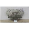 Image 1 : Harley Davidson Stainless Steel Lazer Cut Sign 24'' x 18'' 