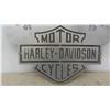 Image 2 : Harley Davidson Stainless Steel Lazer Cut Sign 24'' x 18'' 