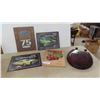 Image 1 : 3 Modern Metal Signs : Mopar, Challenger Charger 16'' x 12'' , Wood 