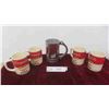 Image 1 : Snap On Cast Aluminum Mug , 4 Campbells Soup Coffee Mugs 
