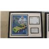 Image 2 : 2 Framed Nascar Drivers - Kyle Petty , Dale Jarrett with COA 15''