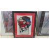 Image 2 : Coca Cola Poster Picture 22'' x 28'' , Petit Point Santa/Coca Cola Picture 