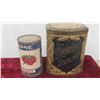 Image 2 : Vintage Tins : 6lbs Ivory Gloss Starch, Telephone Red Cherries, 3 Tobacco