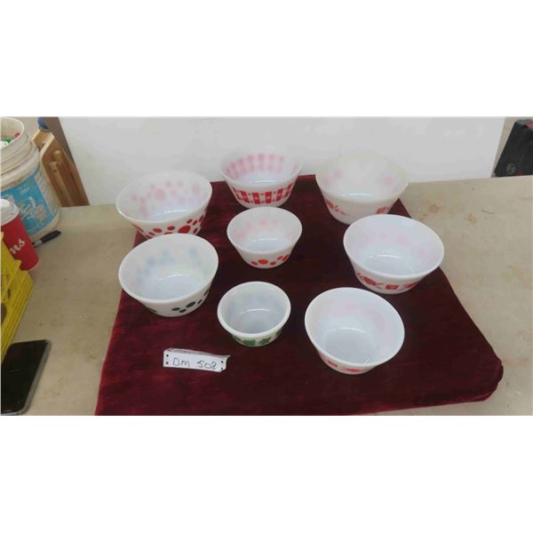 8 Federal Mixing/Nesting Bowls 