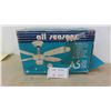 Image 1 : New Old Stock Ceiling Fan Brown 38'' 
