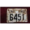 Image 3 : 4 License Tags (3) Manitoba (1) Ontartio 