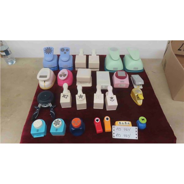25 Diecast Crafting Stamp , Variety of Shapes