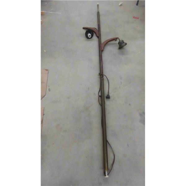 Vintage Pole Lamp with 2 Lights - Missing Glass Shades 