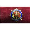 Image 3 : Vintage R.M.S. Aquitania Cunard Enamelled Pin Brooch