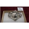 Image 1 : Gorgeous Art Nouveau , Sterling Front, Pin Brooch 