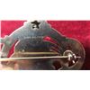 Image 2 : Gorgeous Art Nouveau , Sterling Front, Pin Brooch 
