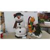 Image 1 : Christmas Animated / Musical Snowman 26'' T , Winnie The Pooh 23''