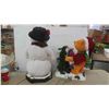 Image 2 : Christmas Animated / Musical Snowman 26'' T , Winnie The Pooh 23''
