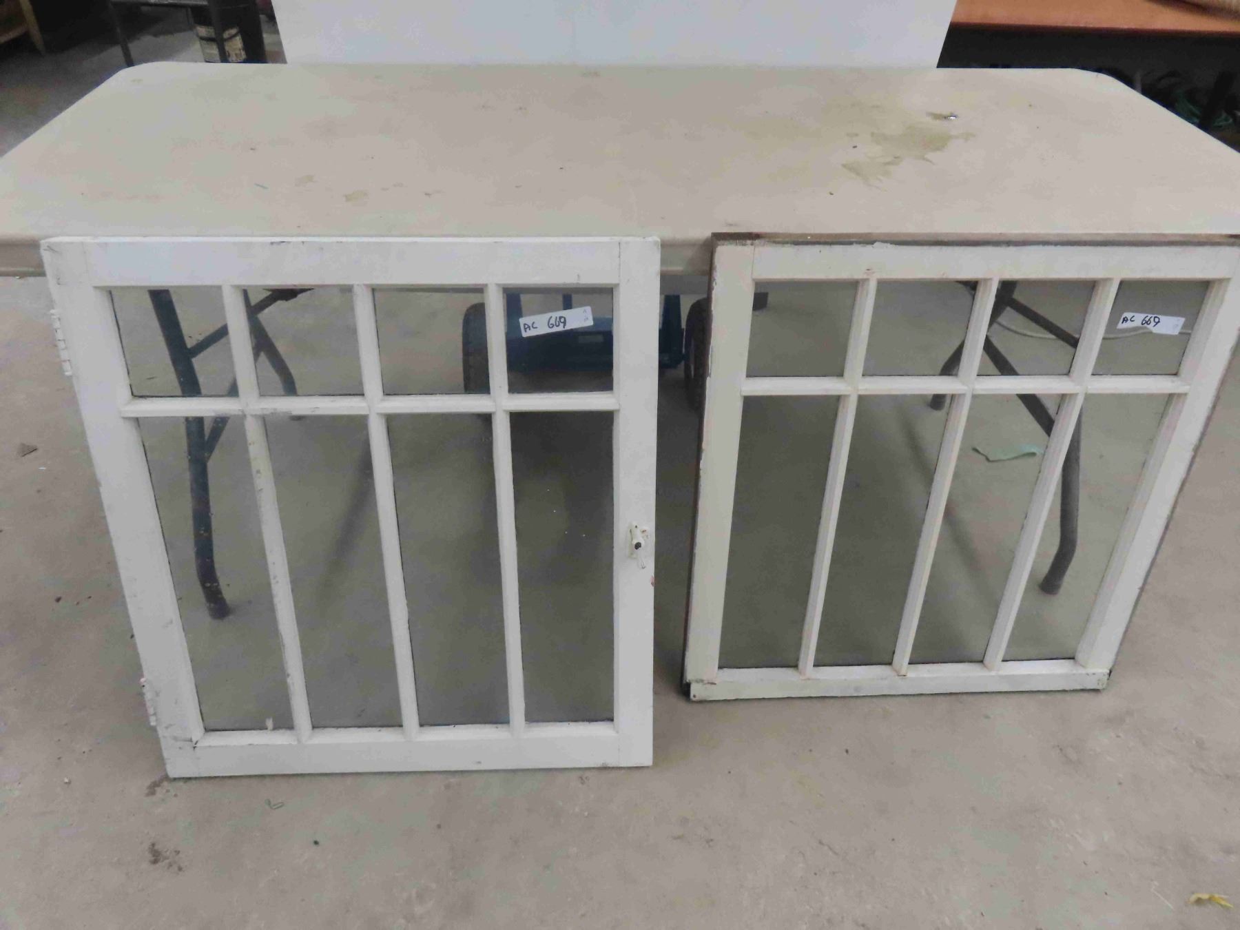 2 Antique 8 Panel Windows - McSherry Auction Service Ltd.
