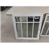 Image 2 : 2 Antique 8 Panel Windows 