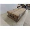 Image 2 : Wood Carpenters Box / Curling Rock Box 8'' x 31'' x 14'' 