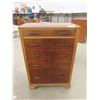 Image 1 : MCM Dresser with Unique Cedar Covered Bottom Drawer 47'' x