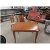 Image 1 : Maple Table 30'' x 48'' x 36'' , (2) Leaves 10'' Each , 4 Chairs 