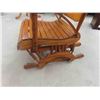 Image 3 : Oak Gliding Rocker with 1877-1977 Pierre Saint Jolys Centenaire 