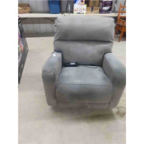 Microsuede Power Recliner