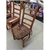 Image 2 : 3 Wood Kitchen Chairs 