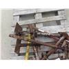 Image 3 : (4) Scaffolding Levelers , (2) Steel Saw Horse Frames 