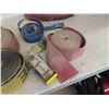 Image 2 : (6) 4'' x 25ft Flat Tie Down Straps - No Hooks & More 